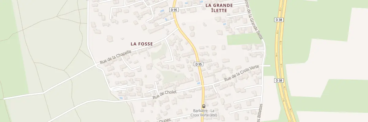 Plan du 5834 Rue de l’Estacade à Barbâtre