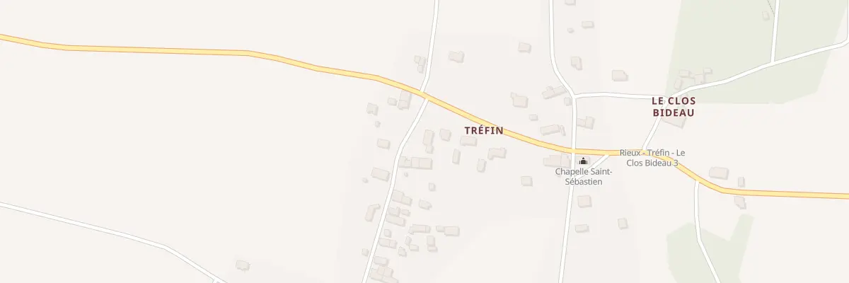 Plan du 5822 Trefin à Rieux