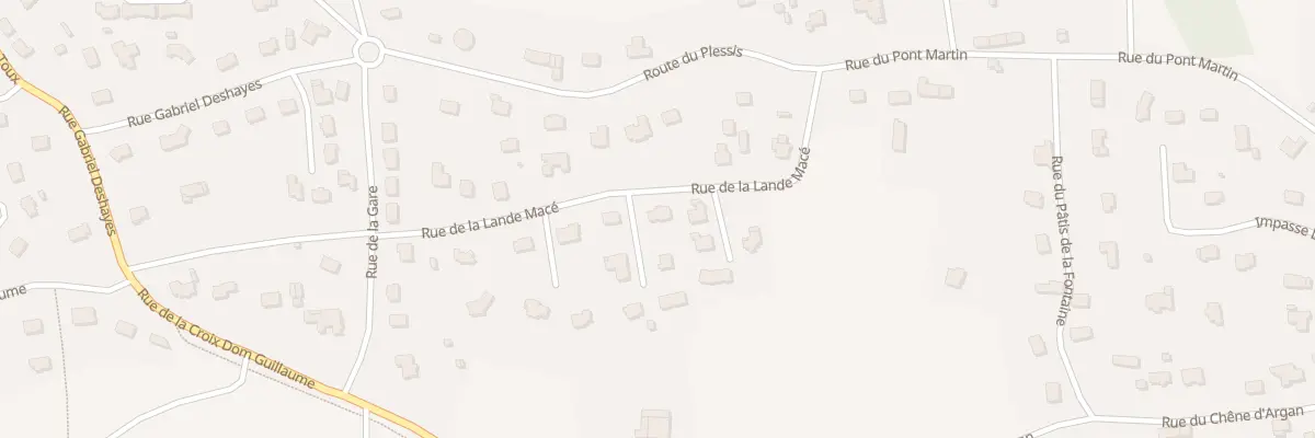 Plan du 12 Rue de la Lande Mace à Beignon