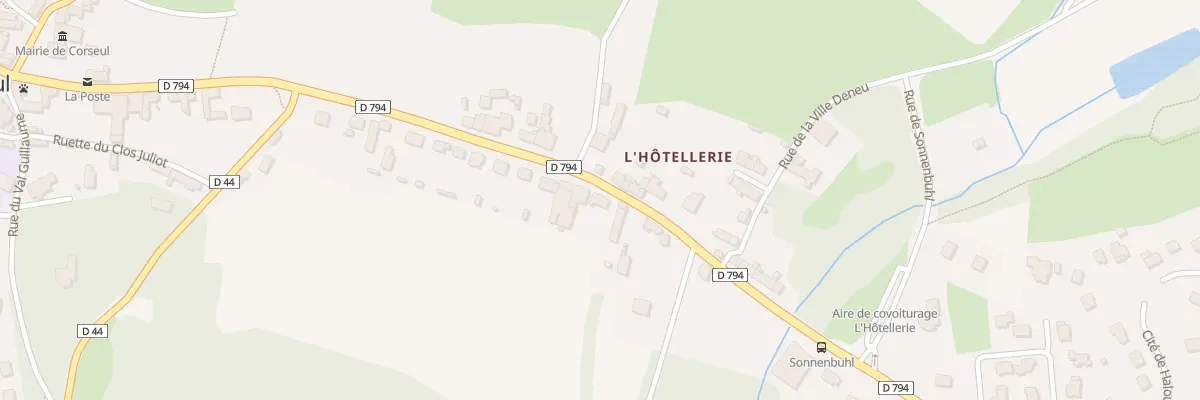 Plan du 5151 L’Hotellerie à Corseul