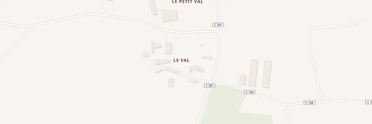 Plan du 32 Le Val à Muel