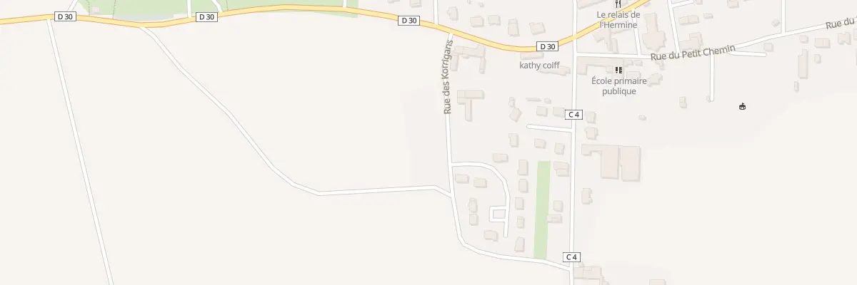 Plan du 14 Rue des Korrigans à Muel