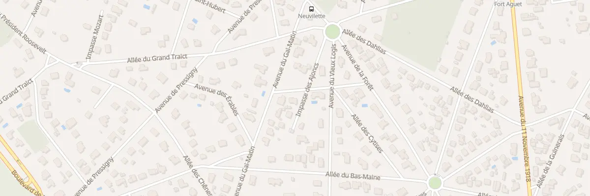Plan du 4 All des Fresnes à Saint-Brevin-les-Pins