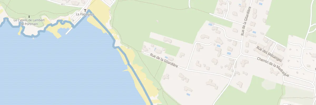 Plan du 68 Rue de la Gilardière à Pornic