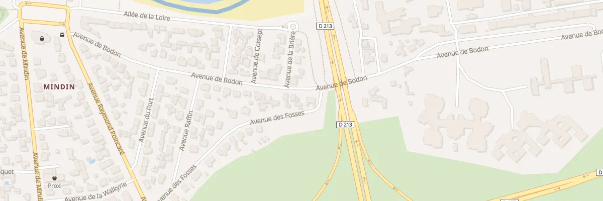 Plan du 40 Av de Bodon à Saint-Brevin-les-Pins