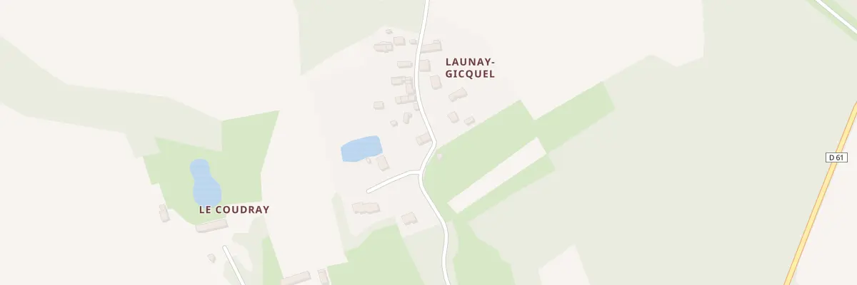 Plan du 5011 Launay Gicquel à Trébédan