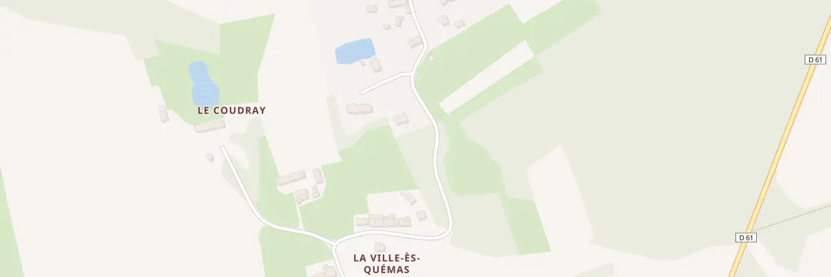 Plan du 5156 La Ville Es Quematz à Trébédan