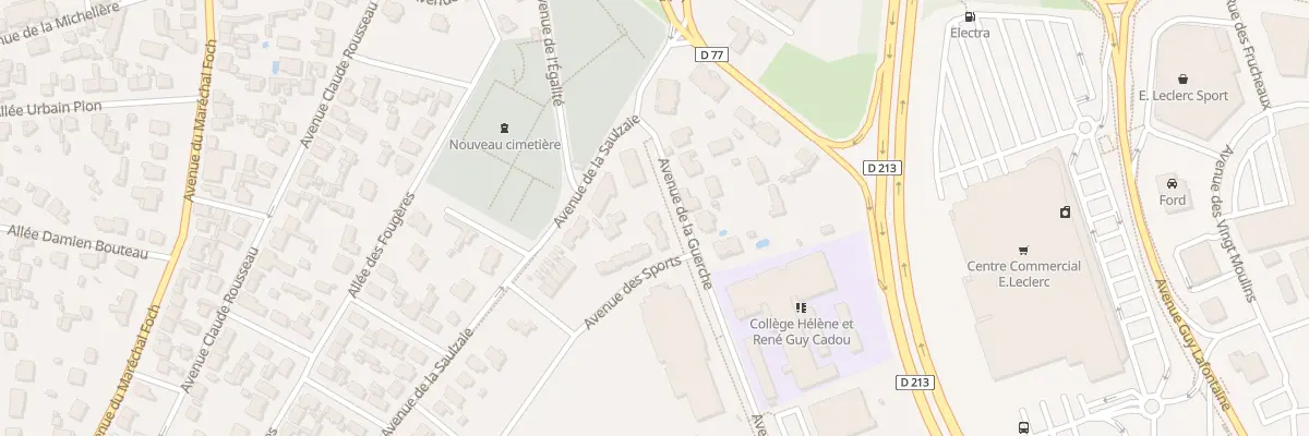 Plan du 6 Av de la Guerche à Saint-Brevin-les-Pins