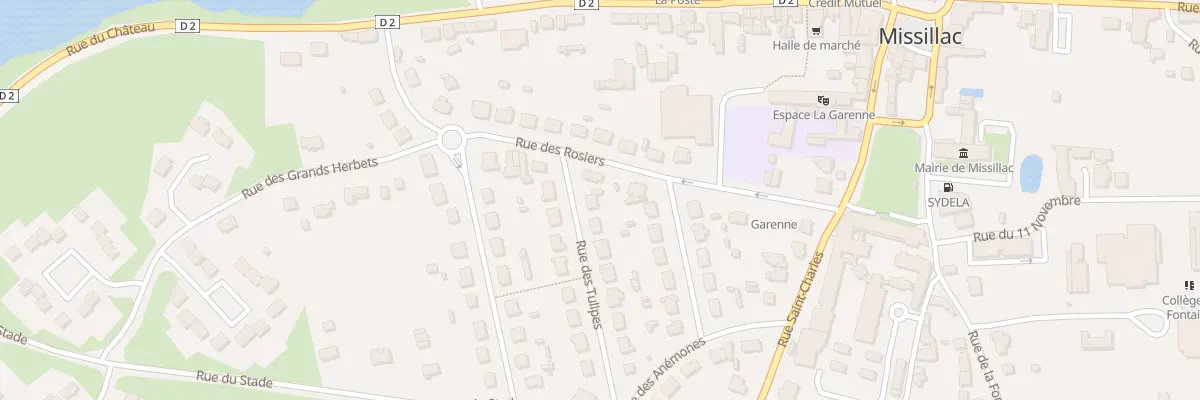 Plan du 1 Rue des Tulipes à Missillac