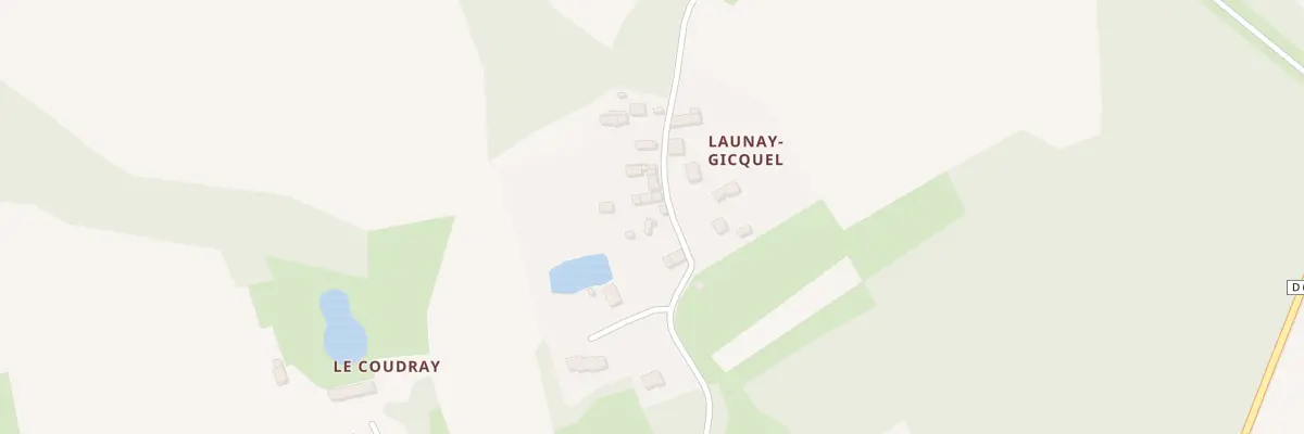 Plan du 5009 Launay Gicquel à Trébédan