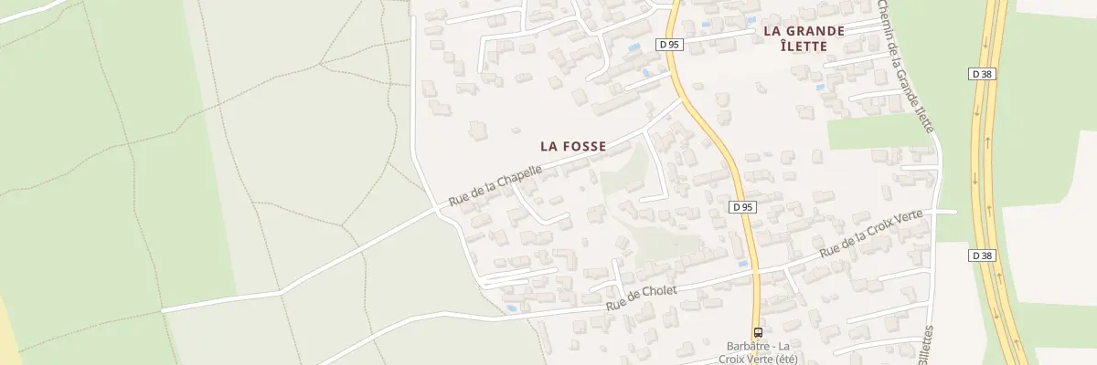 Plan du 29 Rue de la Chapelle à Barbâtre