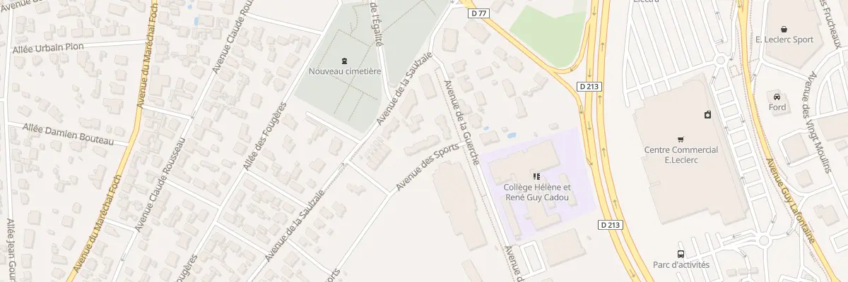 Plan du 6 Av des Sports à Saint-Brevin-les-Pins