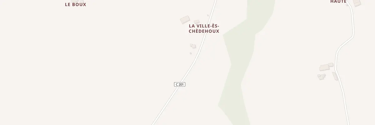 Plan du 44 La Ville es Chedehoux à Muel