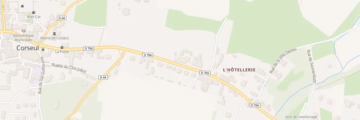 Plan du 5 Rue de l’Hôtellerie à Corseul