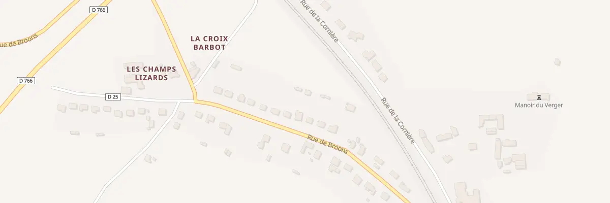 Plan du 66 Rue de Broons à Caulnes