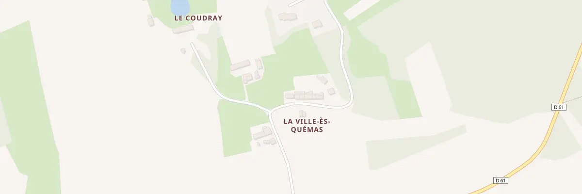 Plan du 1 La Ville Es Quematz à Trébédan