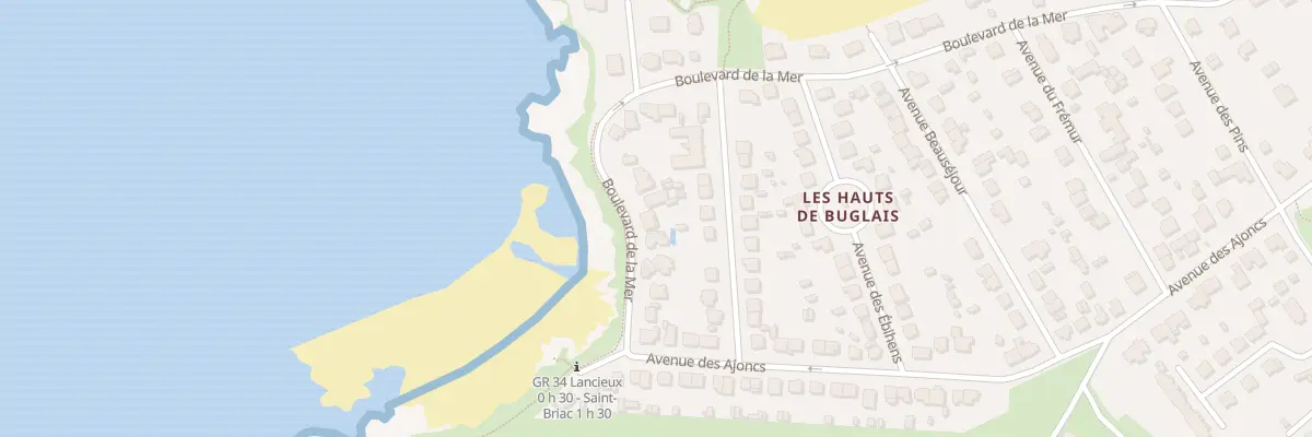 Plan du 67 Bd de la Mer à Lancieux