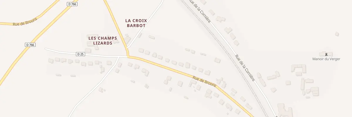 Plan du 70 Rue de Broons à Caulnes