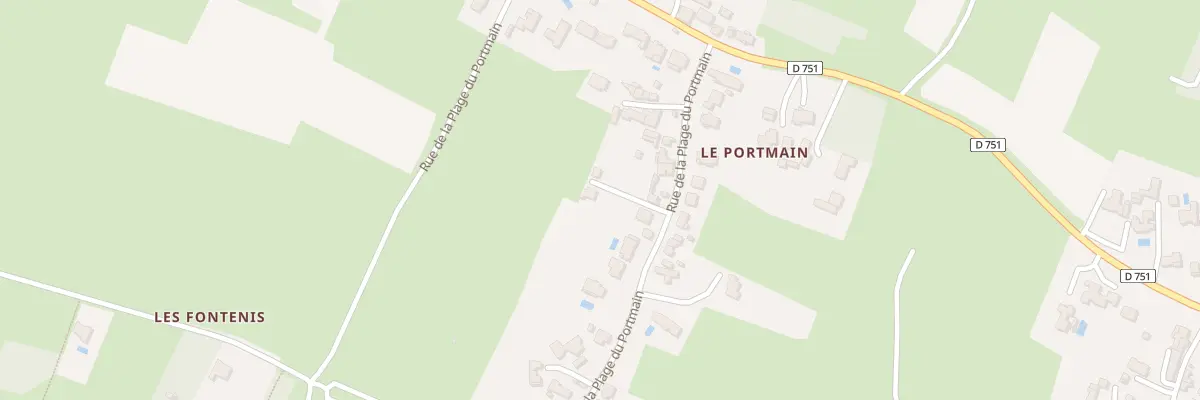 Plan du 28 Rte de la Plage du Portmain à Pornic
