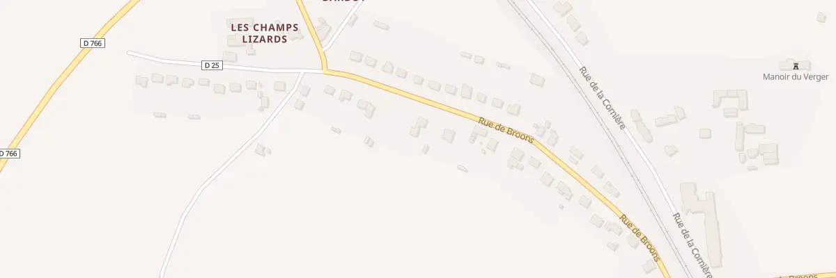Plan du 63 Rue de Broons à Caulnes