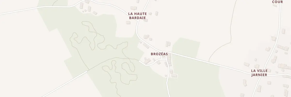 Plan du 5122 Brozeas à La Gacilly