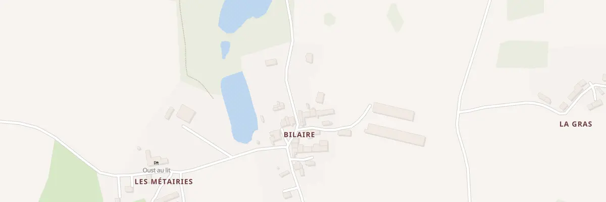 Plan du 5743 Bilaire à Saint-Vincent-sur-Oust