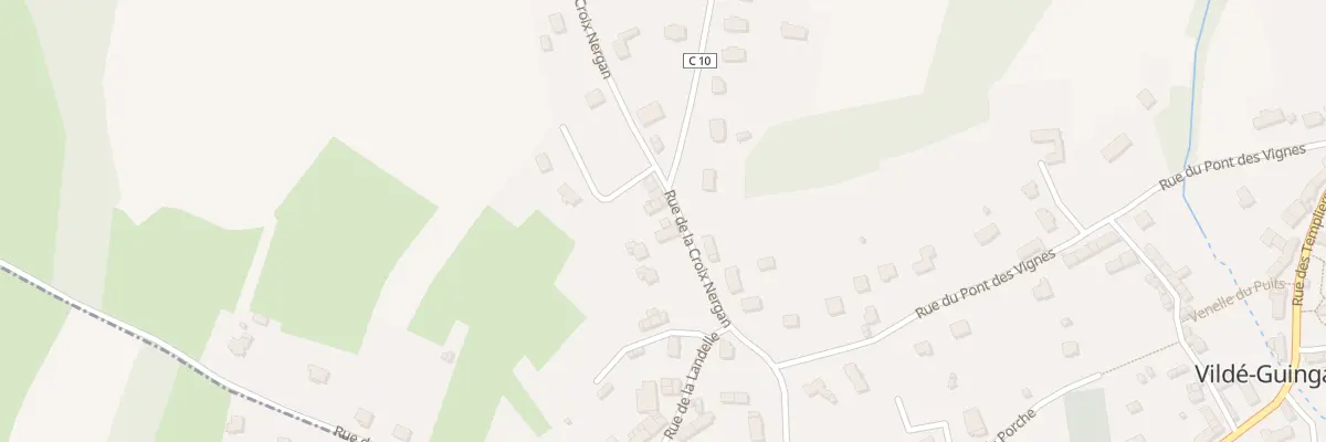 Plan du 5 Rue de la Croix Nergan à Vildé-Guingalan