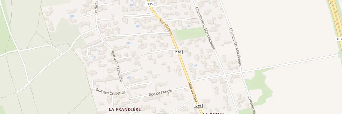 Plan du 74 Rue du Prau à Barbâtre