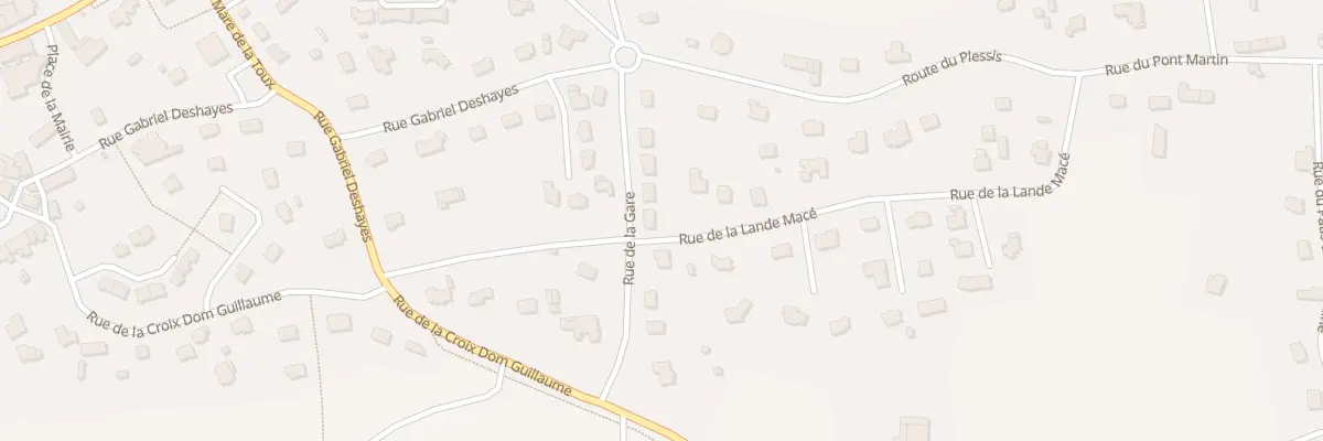 Plan du 9 Rue de la Gare à Beignon