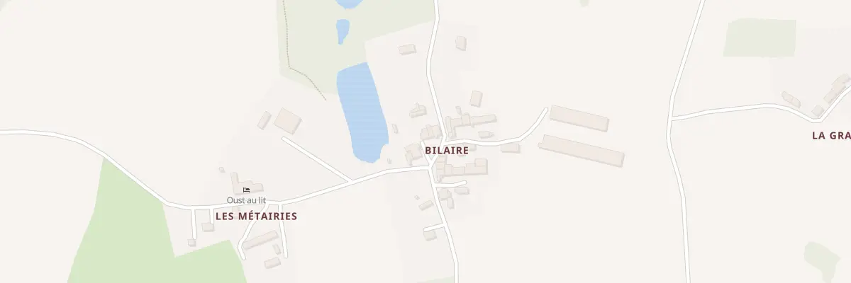 Plan du 13 Bilaire à Saint-Vincent-sur-Oust