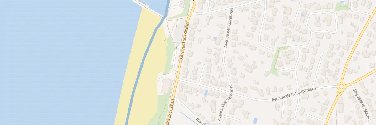 Plan du 21 Bd de l’Ocean Tharon à Saint-Michel-Chef-Chef