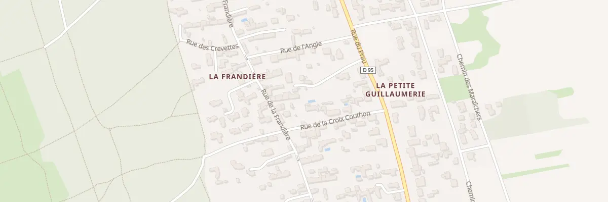 Plan du 119 Rue de la Frandière à Barbâtre