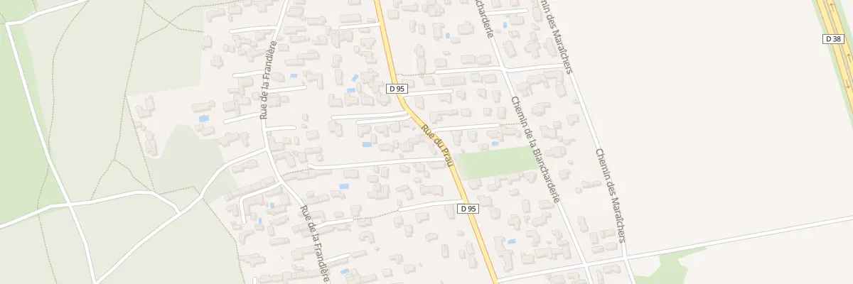 Plan du 56B Rue du Prau à Barbâtre