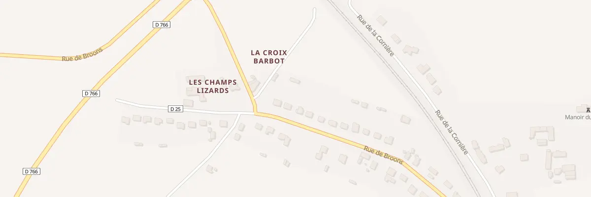Plan du 78 Rue de Broons à Caulnes