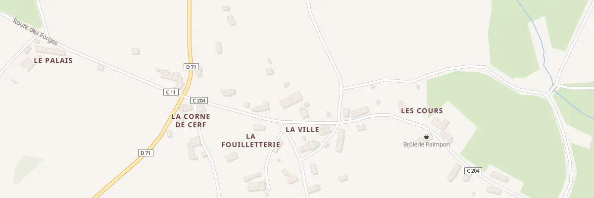 Plan du 5674 Le Cannee à Paimpont