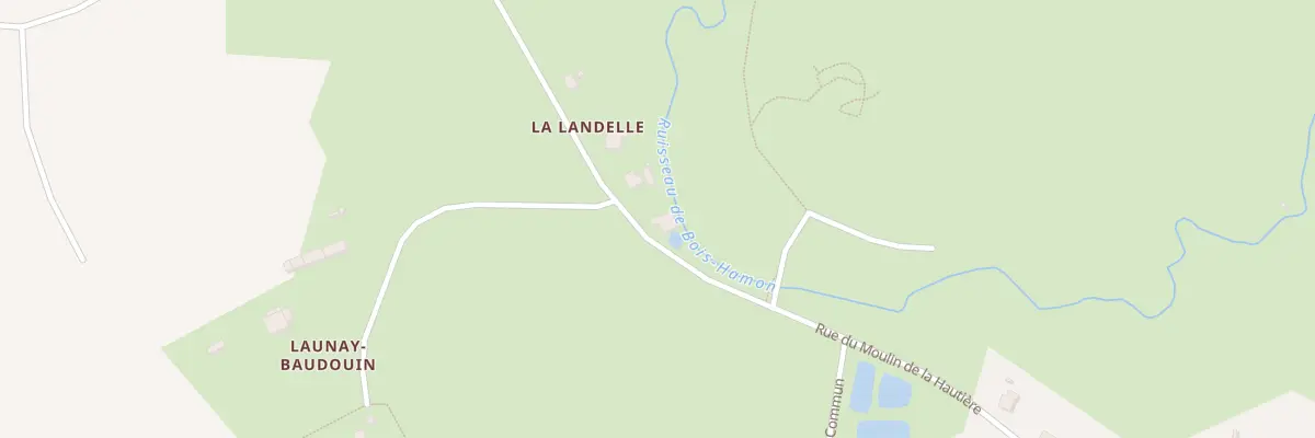 Plan du 5394 Les Landelles à Muel