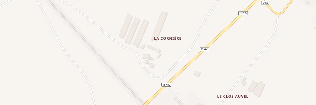 Plan du 3 La Cornière à Caulnes