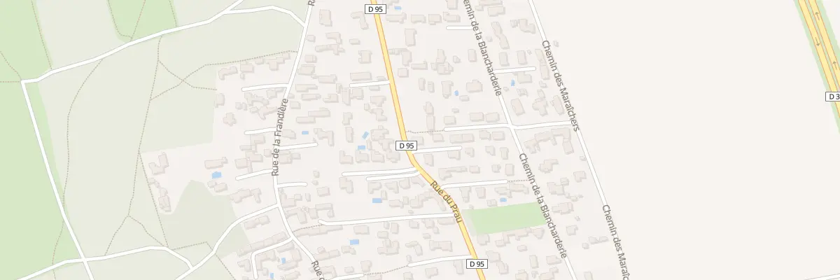 Plan du 93 Rue du Prau à Barbâtre