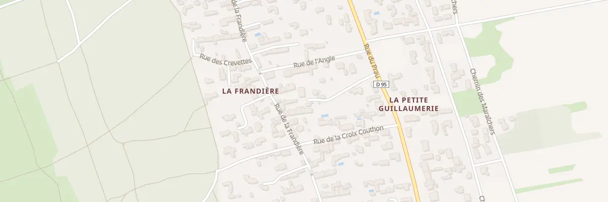 Plan du 111 Rue de la Frandière à Barbâtre