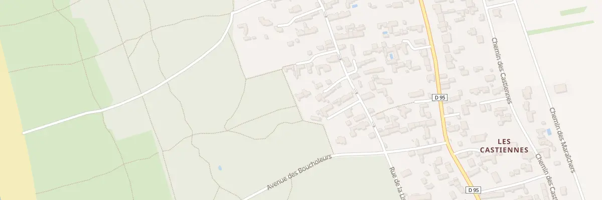 Plan du 132 Rue de la Frandière à Barbâtre