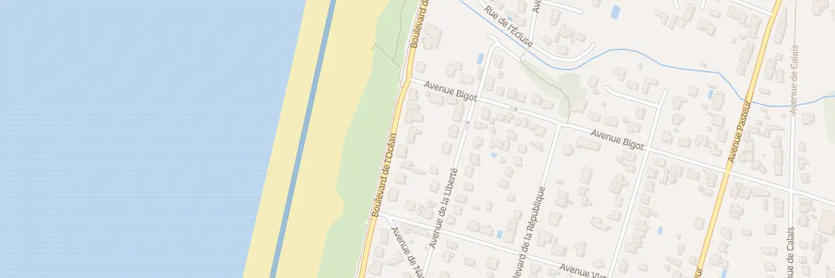 Plan du 106 Bd de l’Ocean Tharon à Saint-Michel-Chef-Chef