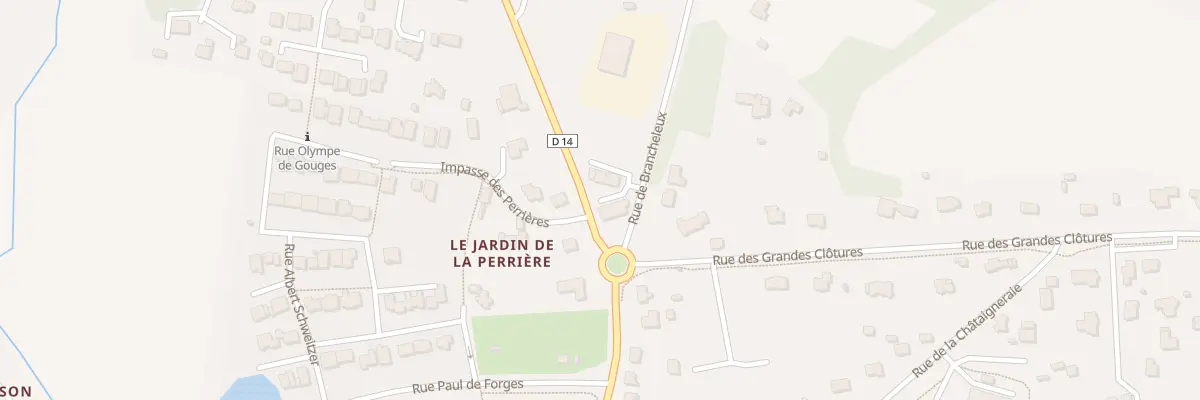 Plan du 2 Rue de Brancheleux à Allaire