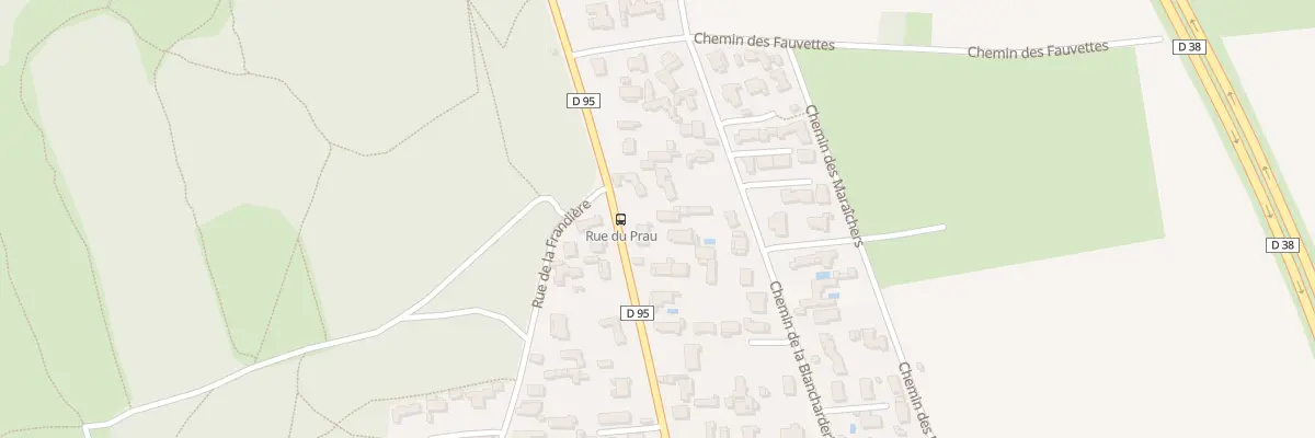 Plan du 61 Rue du Prau à Barbâtre