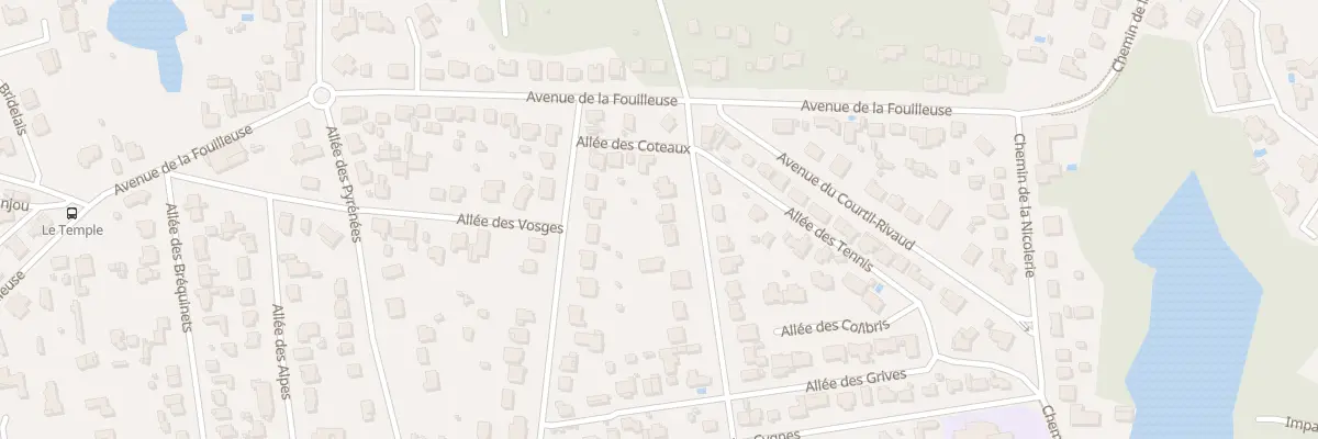 Plan du 15 All des Roitelets à Saint-Brevin-les-Pins