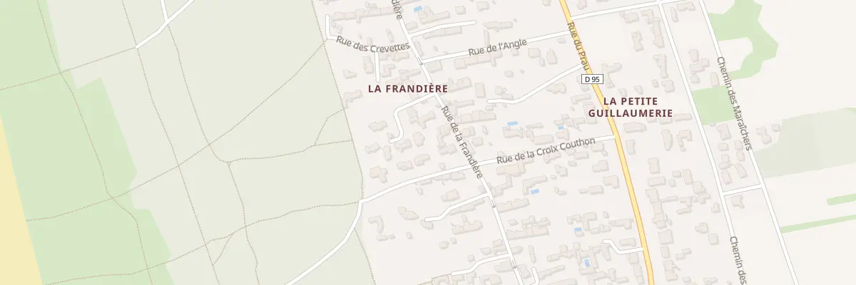 Plan du 94 Rue de la Frandière à Barbâtre
