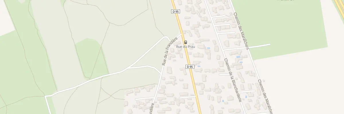 Plan du 5 Rue de la Frandière à Barbâtre