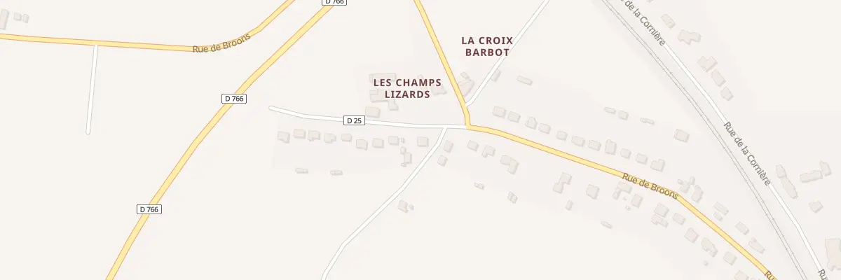Plan du 77 Rue de Broons à Caulnes