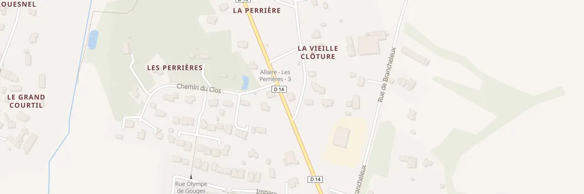 Plan du 47 Imp de la Ville Pierre à Allaire