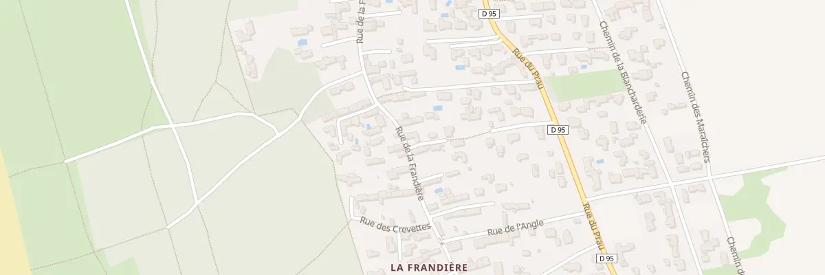 Plan du 71B Rue de la Frandière à Barbâtre