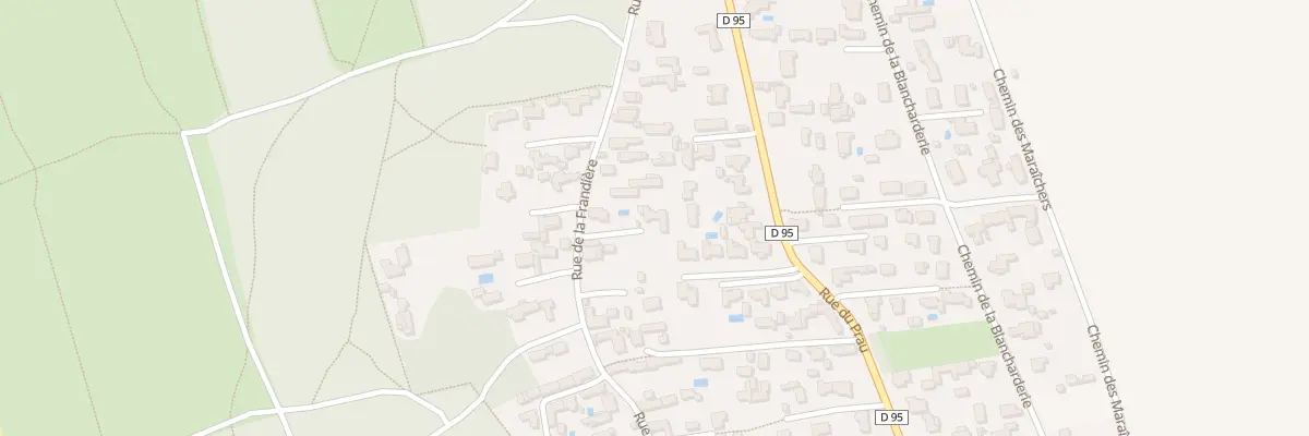 Plan du 39 Rue de la Frandière à Barbâtre